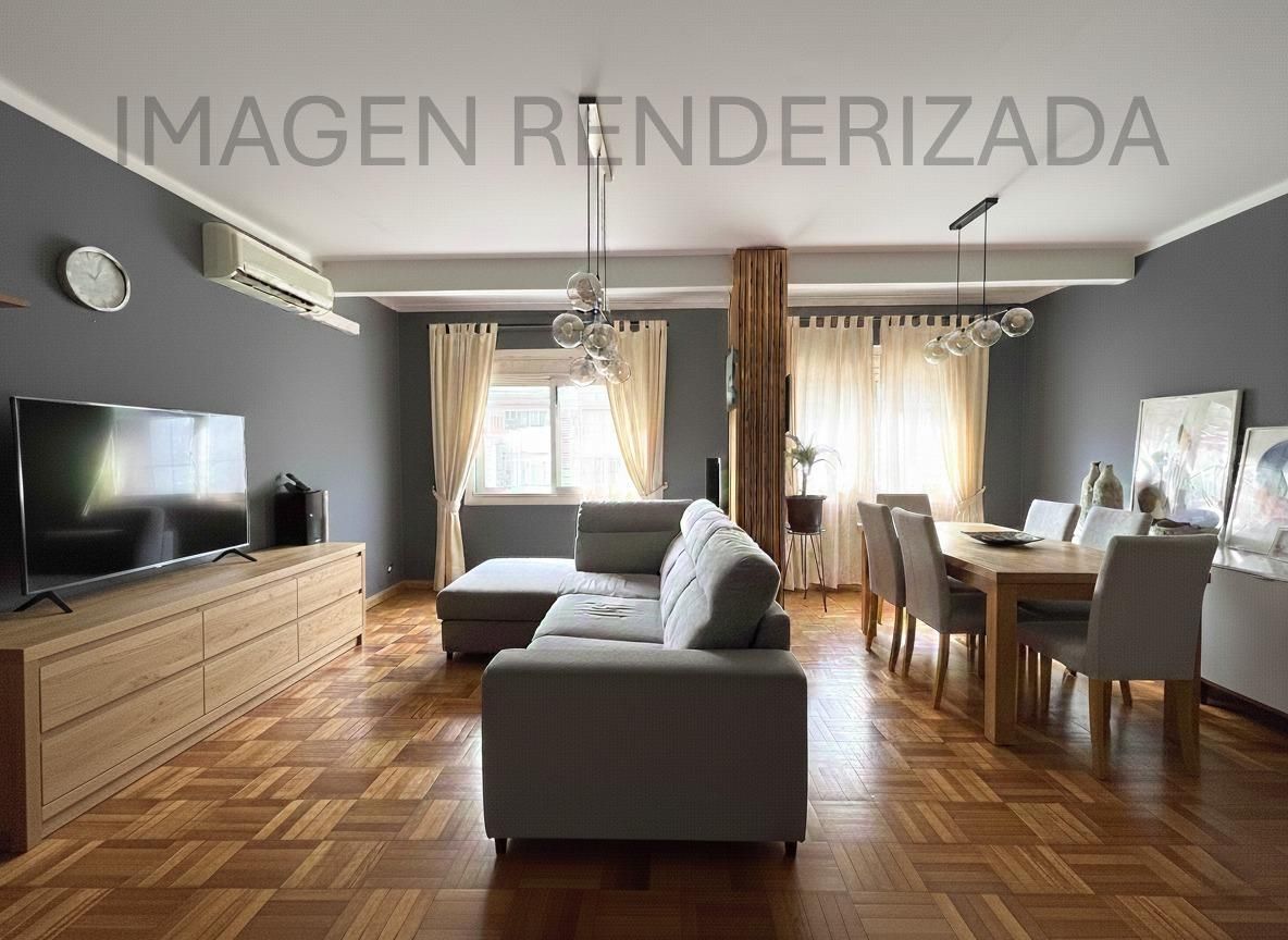 Sala d'estar de Pis en venda en Sant Joan Despí amb Aire condicionat i Balcó