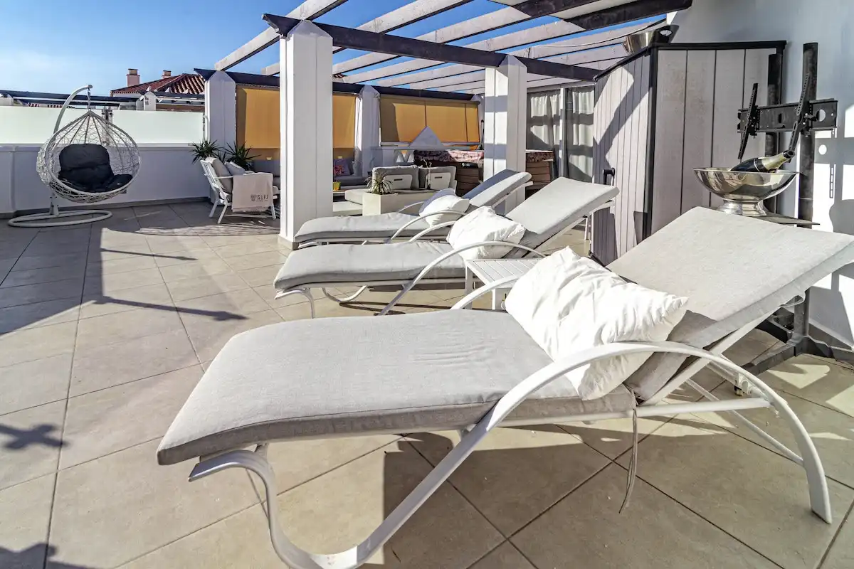 Terrassa de Àtic de lloguer en Marbella amb Aire condicionat, Calefacció i Terrassa