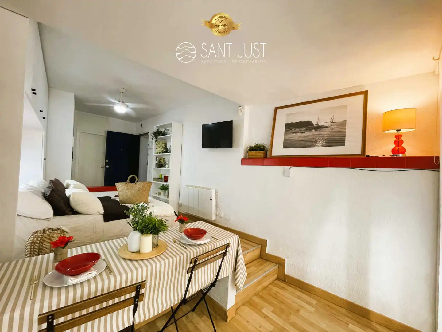 Living room of Study for sale in La Pineda