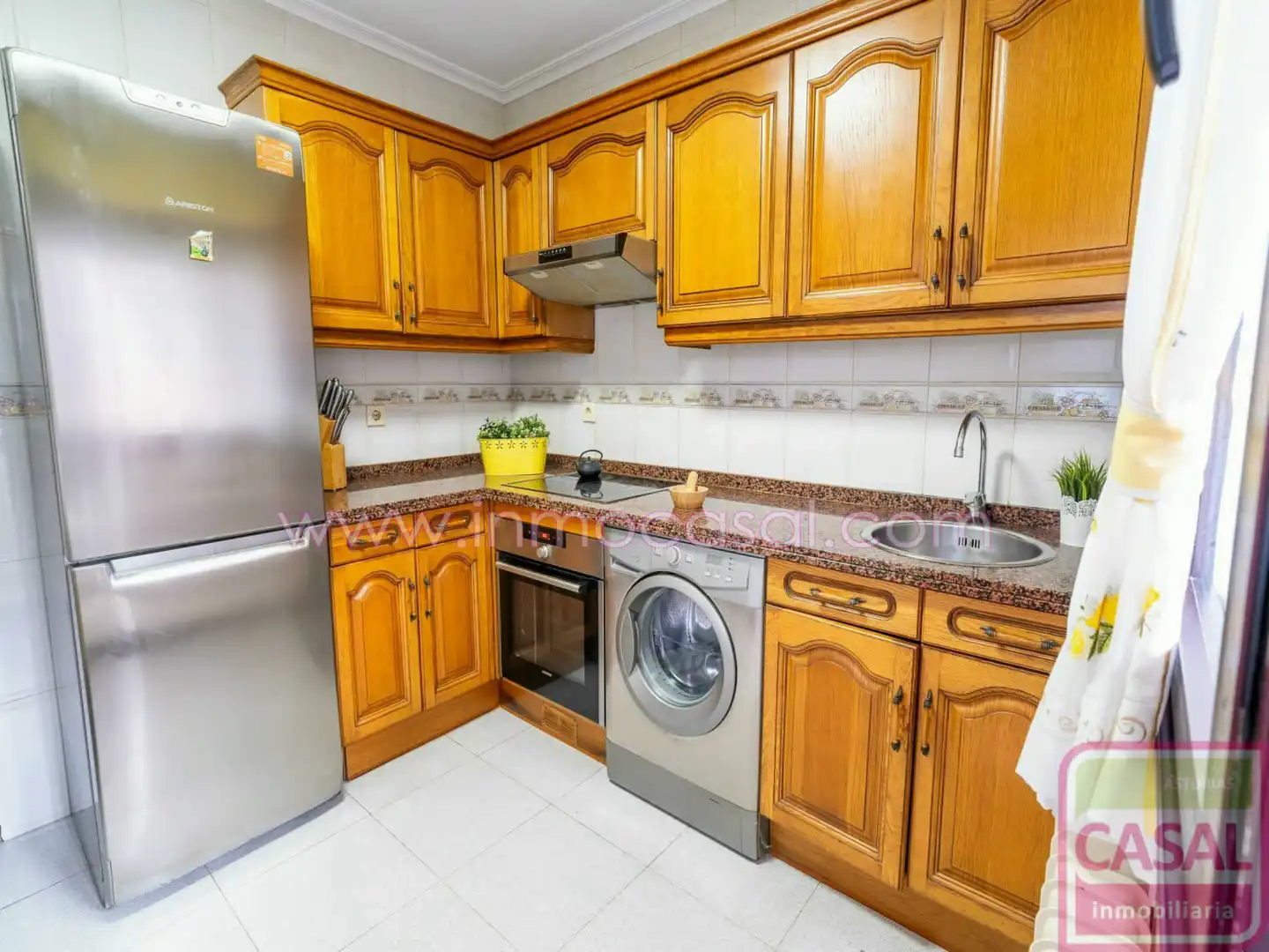 Cocina de Piso en venta en Castrillón con Calefacción, Terraza y Amueblado