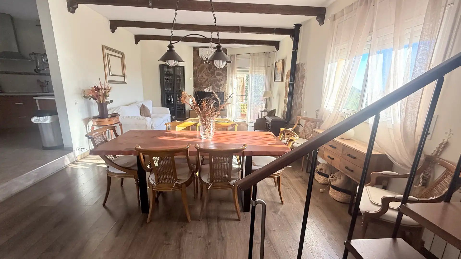 Esszimmer von Haus oder Chalet zur Miete in Olivella, Barcelona