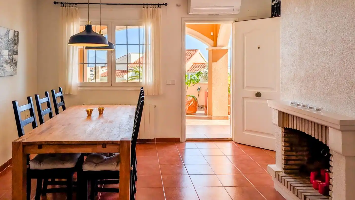 Dining room of Houses for sale in Santa Pola  with Air Conditioner, Heating and Private garden