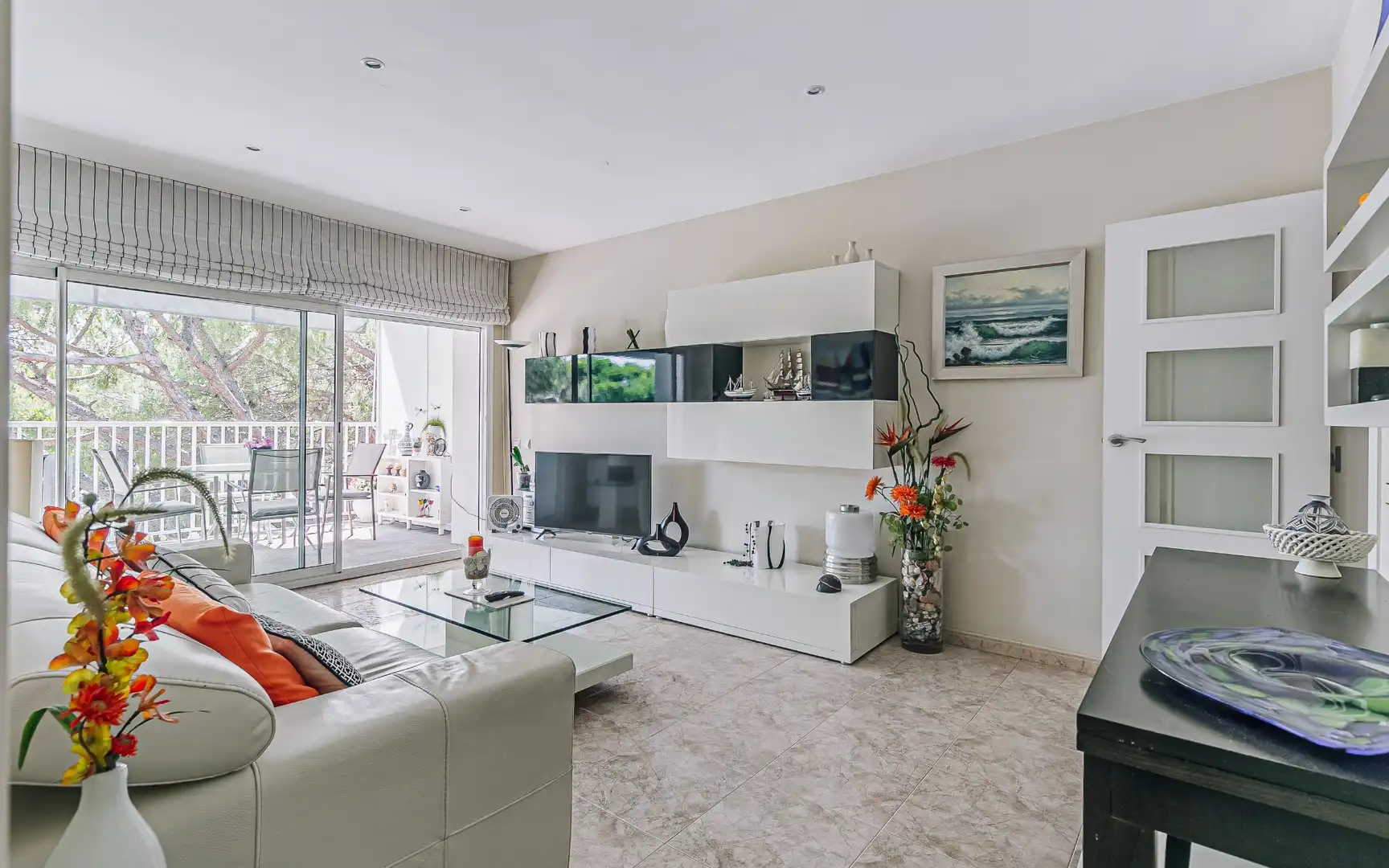 Living room of Flat for sale in Castelldefels  with Air Conditioner, Heating and Private garden