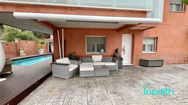 Terrassa de Casa o xalet en venda en Cunit amb Aire condicionat, Calefacció i Jardí privat