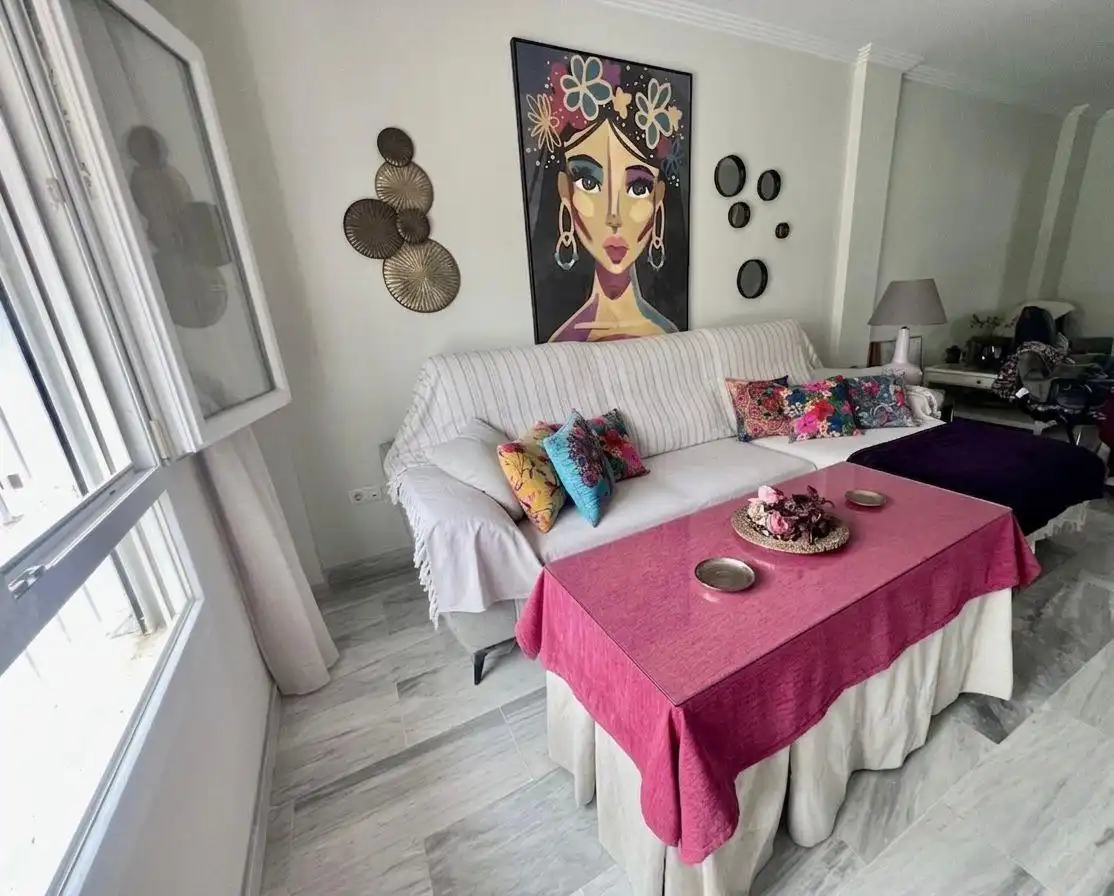 Sala de estar de Casa adosada en venta en Utrera con Aire acondicionado