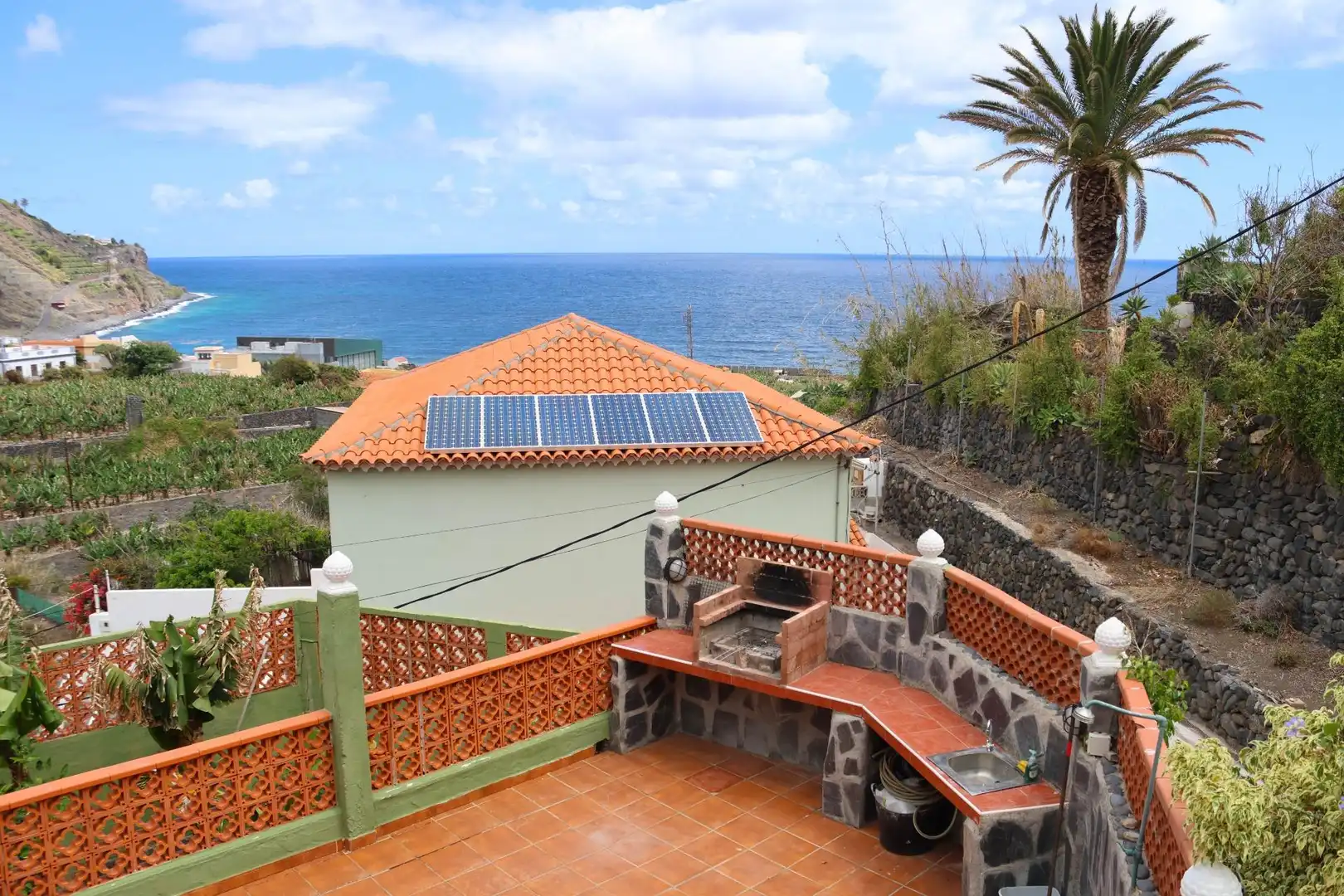 Terraza de Finca rústica en venta en Hermigua con Jardín privado, Terraza y Amueblado