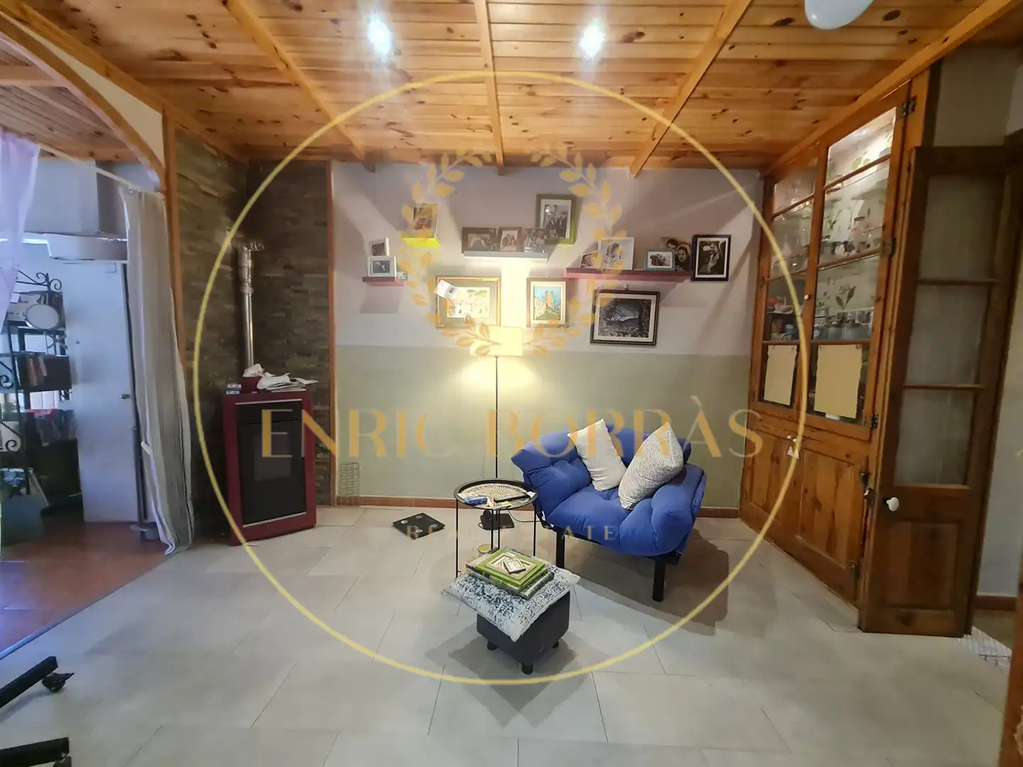 Living room of Flat for sale in Gironella  with Air Conditioner, Heating and Storage room