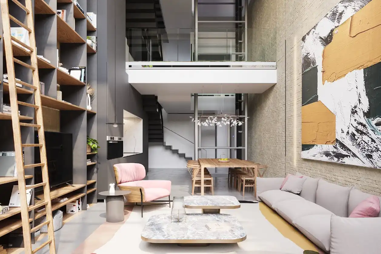 Sala d'estar de Casa o xalet en venda en Barcelona amb Aire condicionat i Calefacció