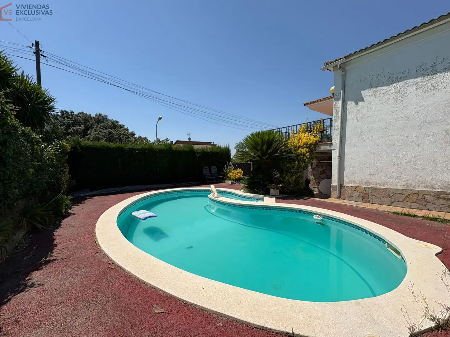 Piscina de Casa o xalet en venda en Caldes de Montbui amb Calefacció, Jardí privat i Terrassa