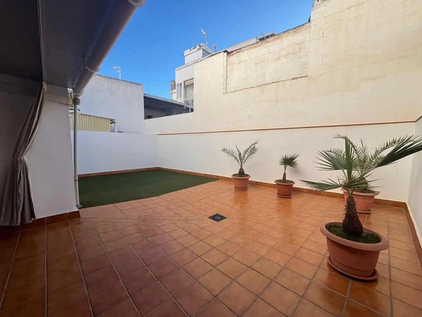 Terraza de Dúplex de alquiler en Los Alcázares con Jardín privado, Terraza y Amueblado