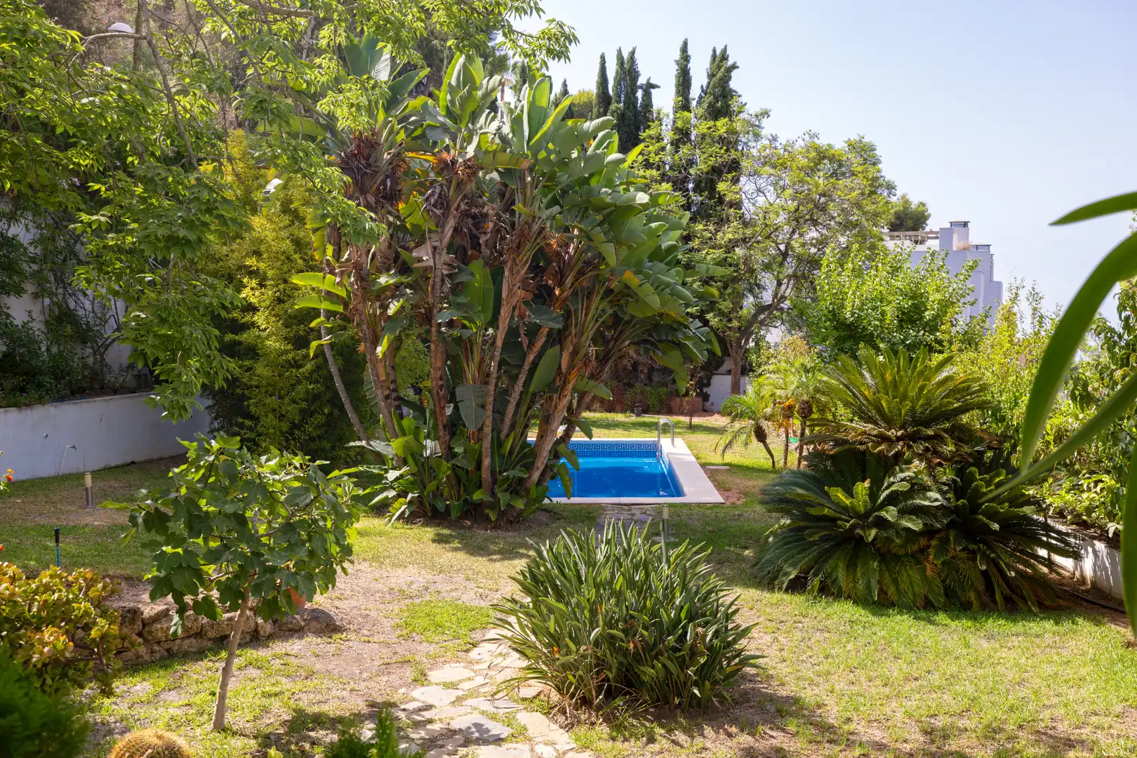 Jardín de Casa adosada en venta en Málaga con Aire acondicionado, Calefacción y Jardín privado