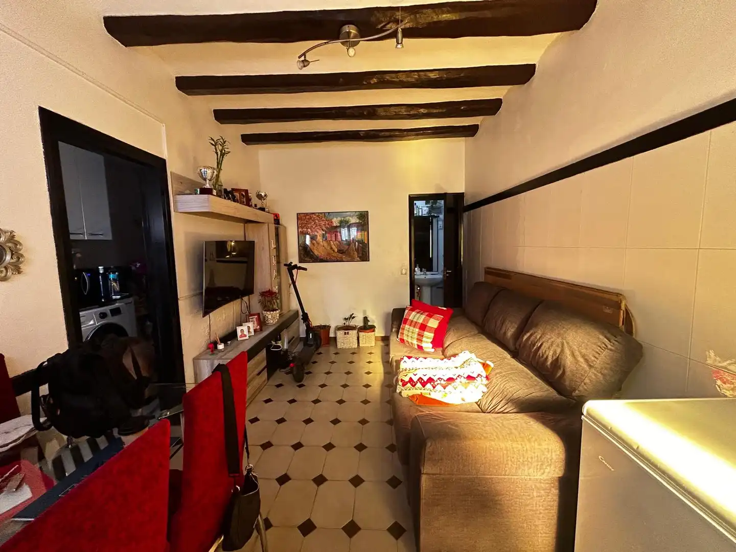 Sala d'estar de Casa o xalet en venda en L'Hospitalet de Llobregat