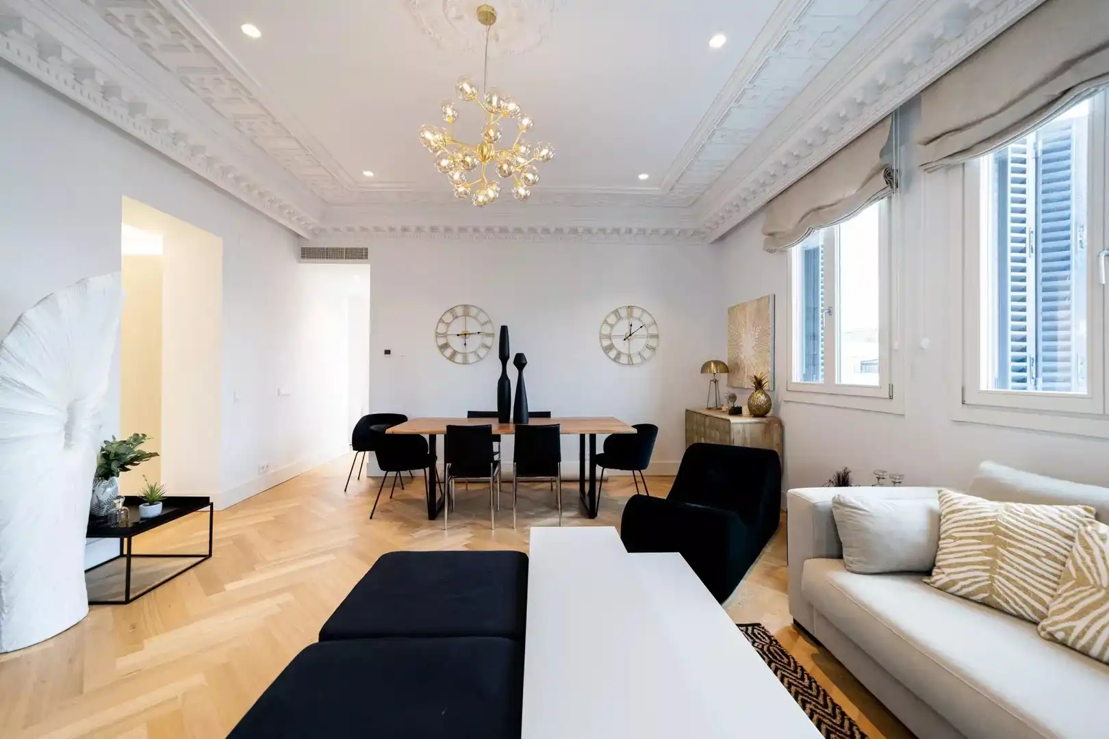 Sala d'estar de Àtic en venda en Madrid amb Aire condicionat, Calefacció i Terrassa