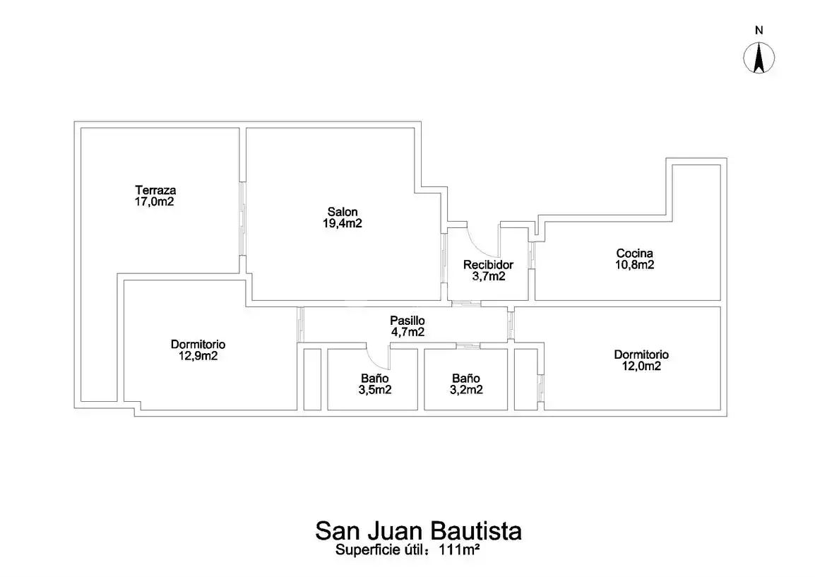 Attic for sale in Alicante / Alacant  with Air Conditioner and Terrace
