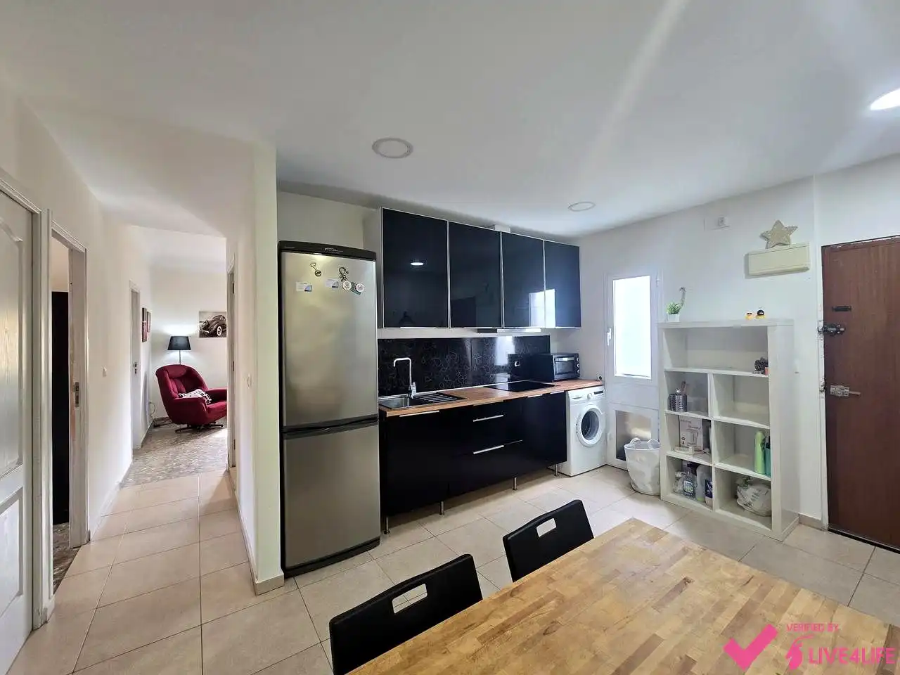 Kitchen of Flat for rent in Sevilla  with Air Conditioner, Terrace and Furnished