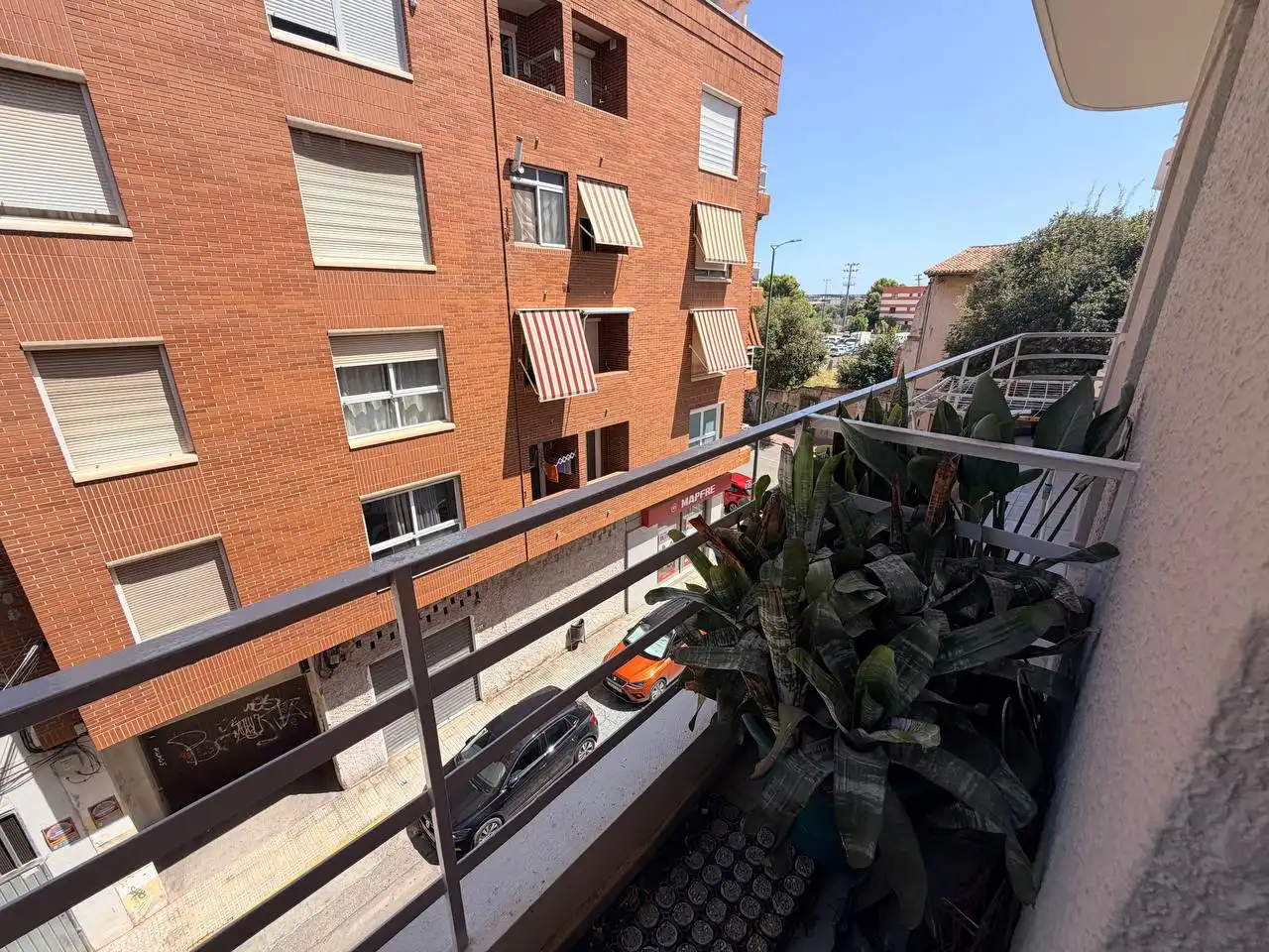 Balcony of Flat for sale in Gandia  with Air Conditioner, Furnished and TV