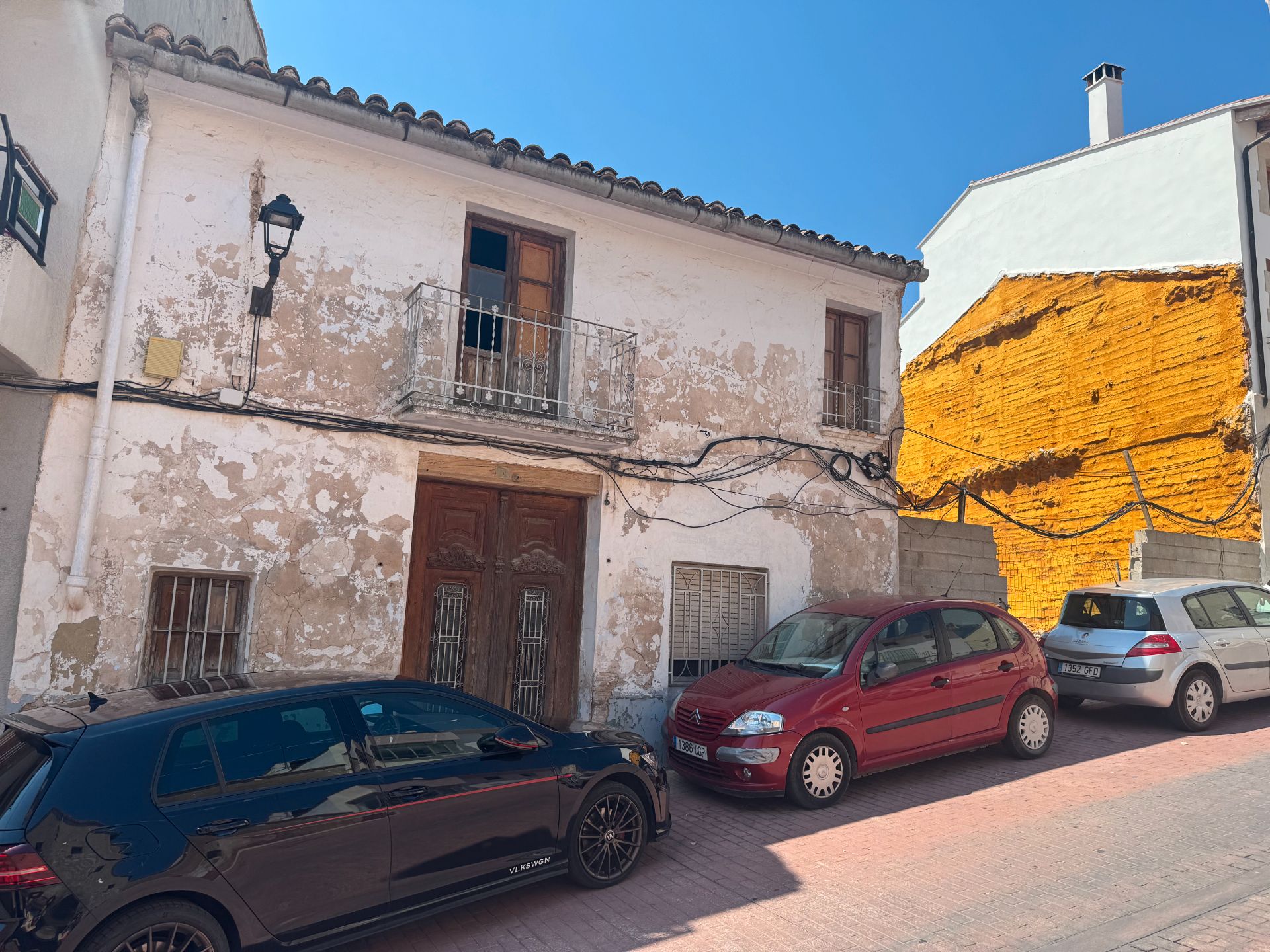 Exterior view of Single-family semi-detached for sale in Yátova