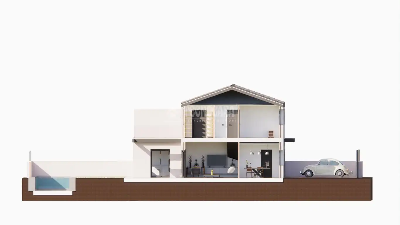 Casa aparellada amb jardí en venda a Covadonga - Los Manzanos, imagen 8