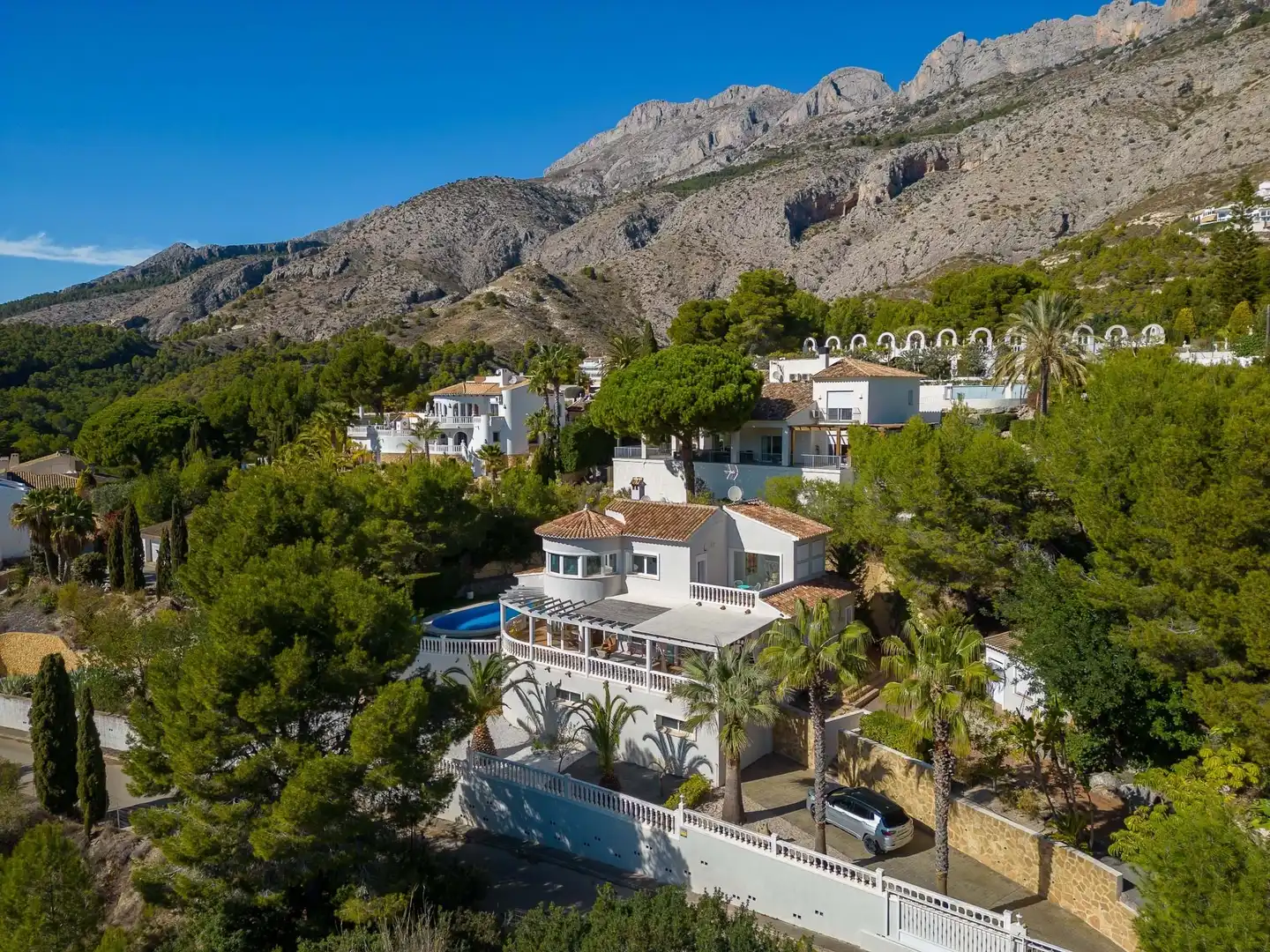 Vista exterior de Casa o chalet en venta en Altea con Aire acondicionado, Calefacción y Terraza