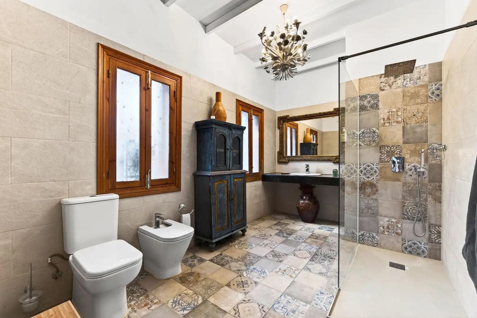 Bathroom of Houses for sale in Torremolinos  with Air Conditioner, Private garden and Terrace
