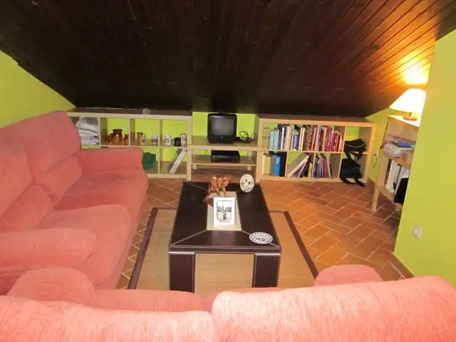 Living room of Houses for sale in Palazuelos de Eresma  with Terrace, Storage room and Swimming Pool