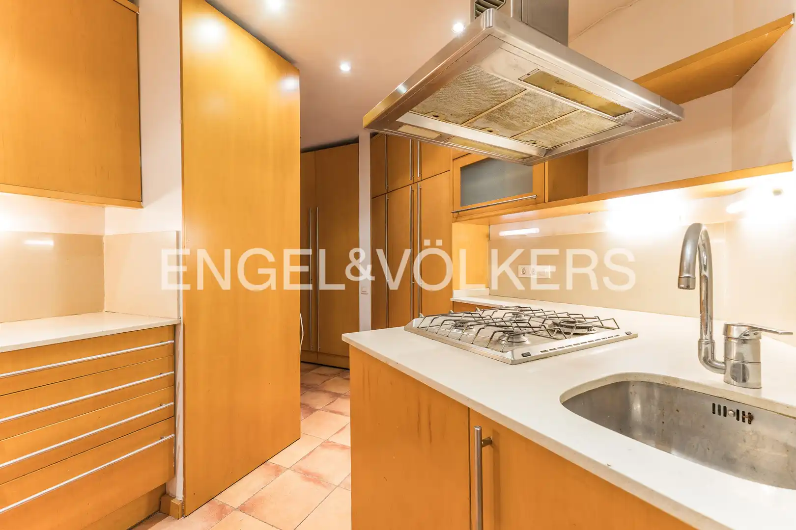 Kitchen of Flat for rent in Barcelona  with Air Conditioner, Heating and Parquet flooring