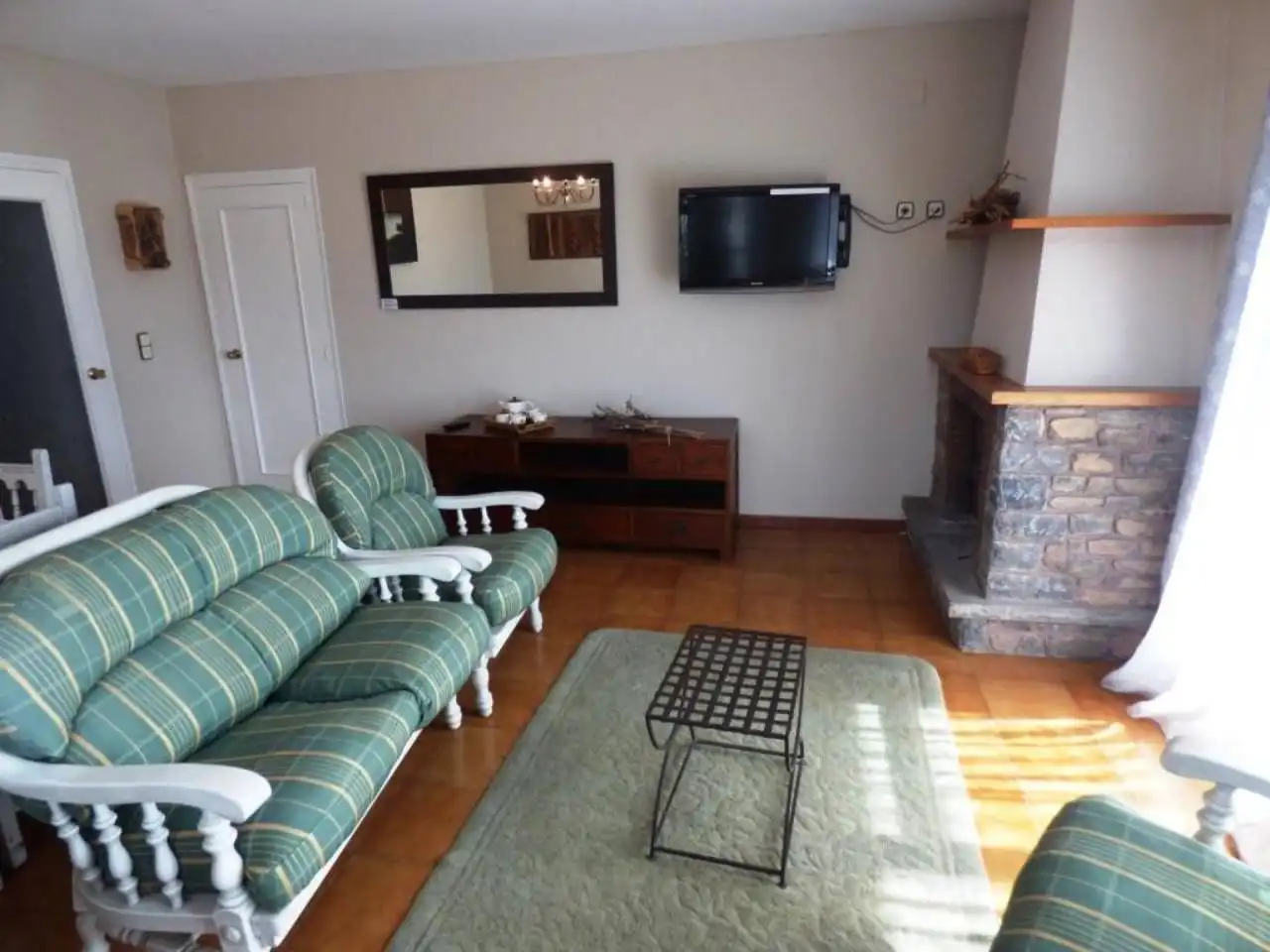 Wohnzimmer von Wohnung zur Miete in Bellver de Cerdanya mit Möbliert und Balkon
