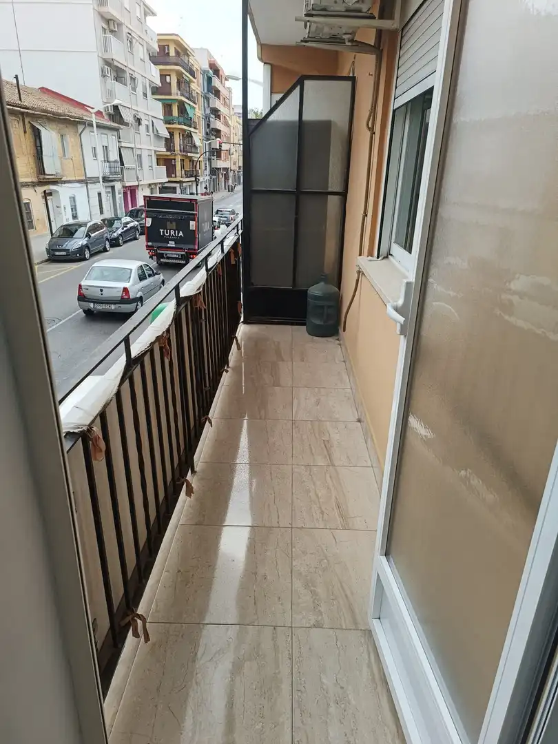 Terraza de Piso de alquiler en Mislata con Aire acondicionado, Terraza y Amueblado