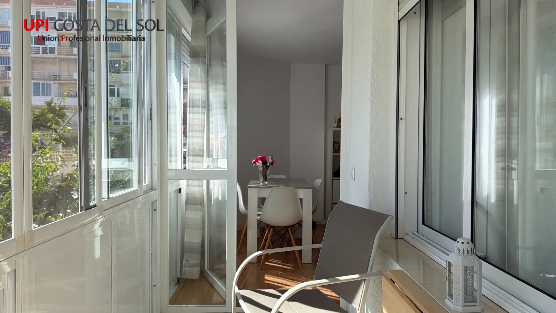 Balcony of Apartments for sale in Benalmádena  with Parquet flooring, Furnished and Oven