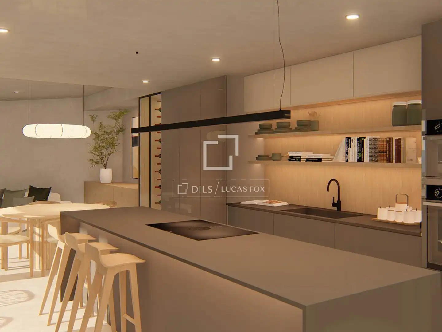 Küche von Haus oder Chalet zum Verkauf in Begur mit Klimaanlage, Heizung und Privatgarten