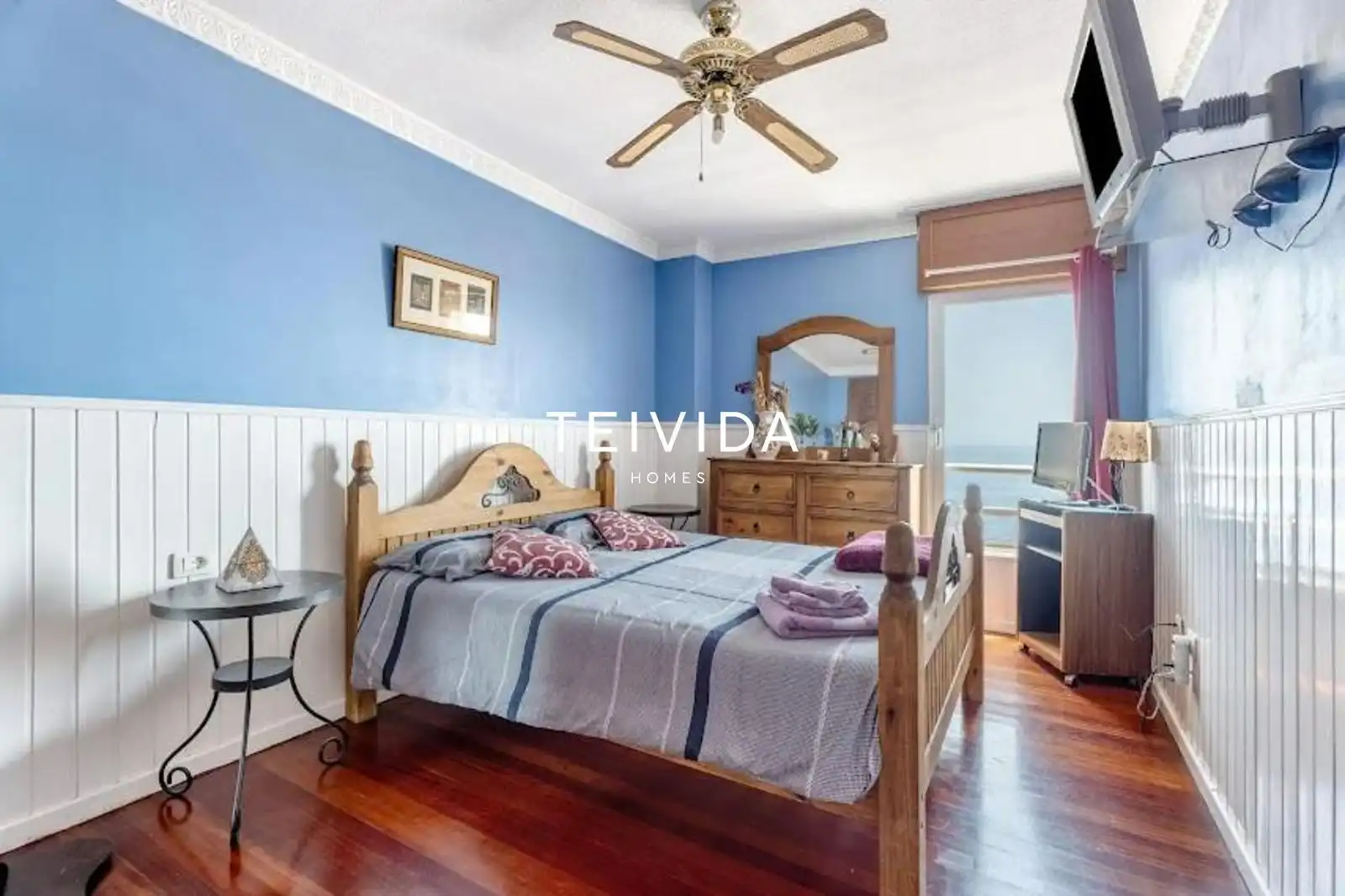 Bedroom of Flat for rent in El Rosario  with Air Conditioner, Terrace and Swimming Pool