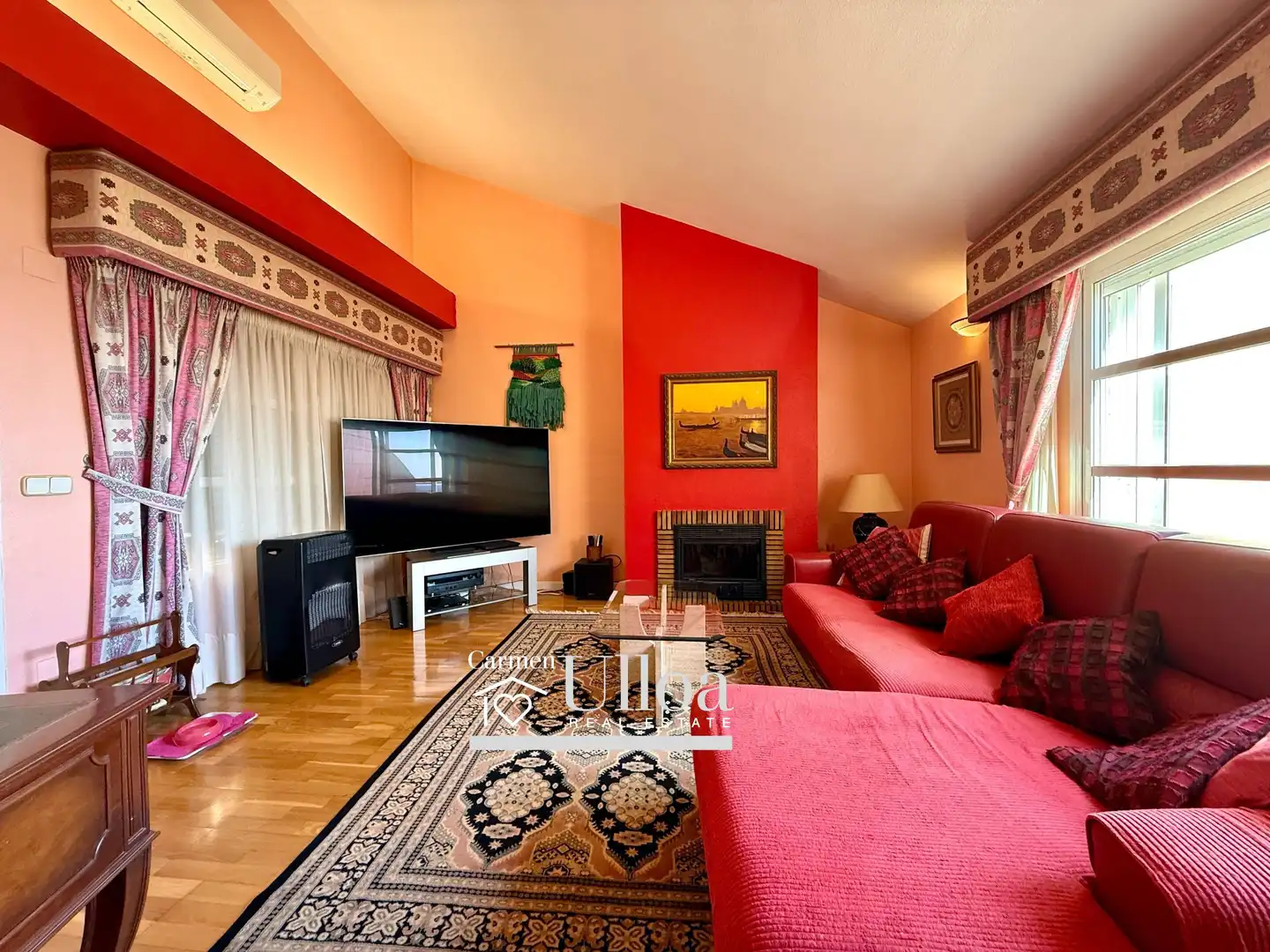Sala de estar de Casa o chalet en venta en Alicante / Alacant con Aire acondicionado, Jardín privado y Terraza
