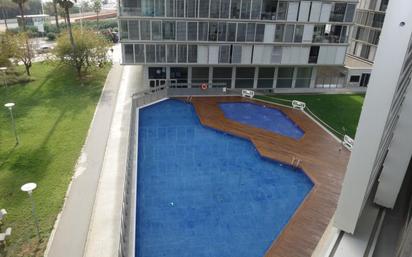 Piscina de Pis en venda en  Barcelona Capital amb Aire condicionat, Calefacció i Jardí privat