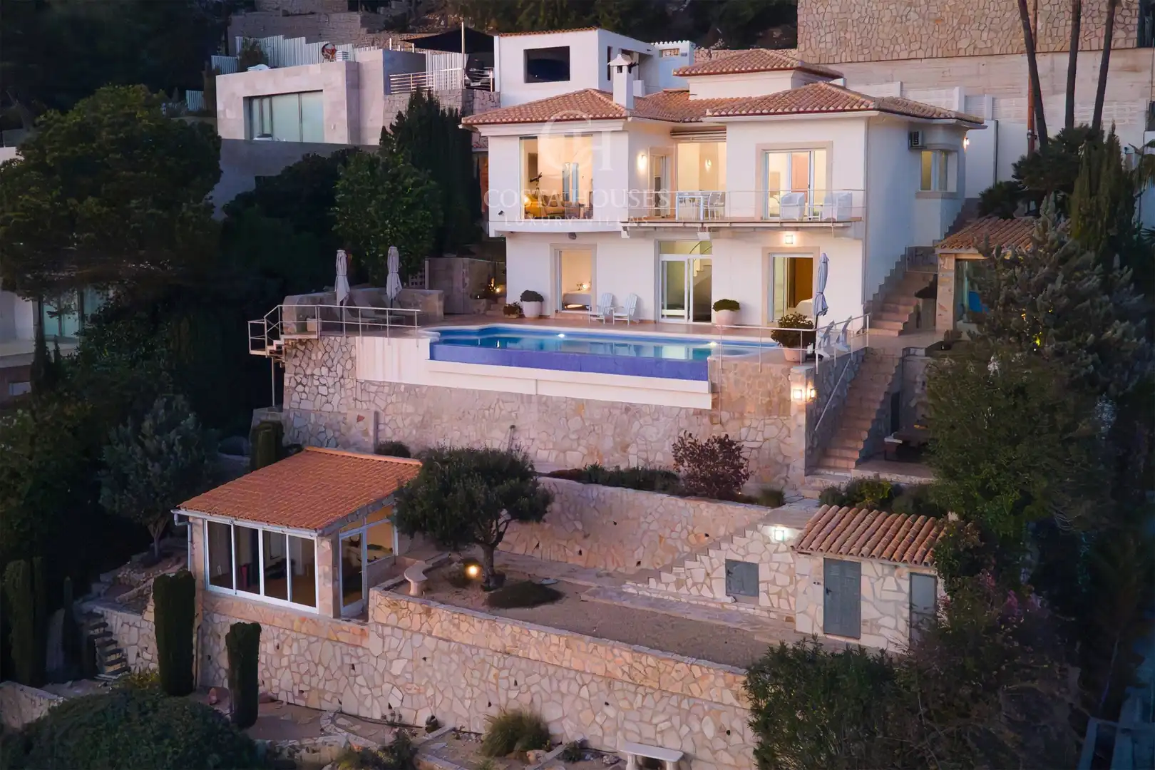 Exterior view of Houses for sale in Jávea / Xàbia  with Air Conditioner, Private garden and Terrace