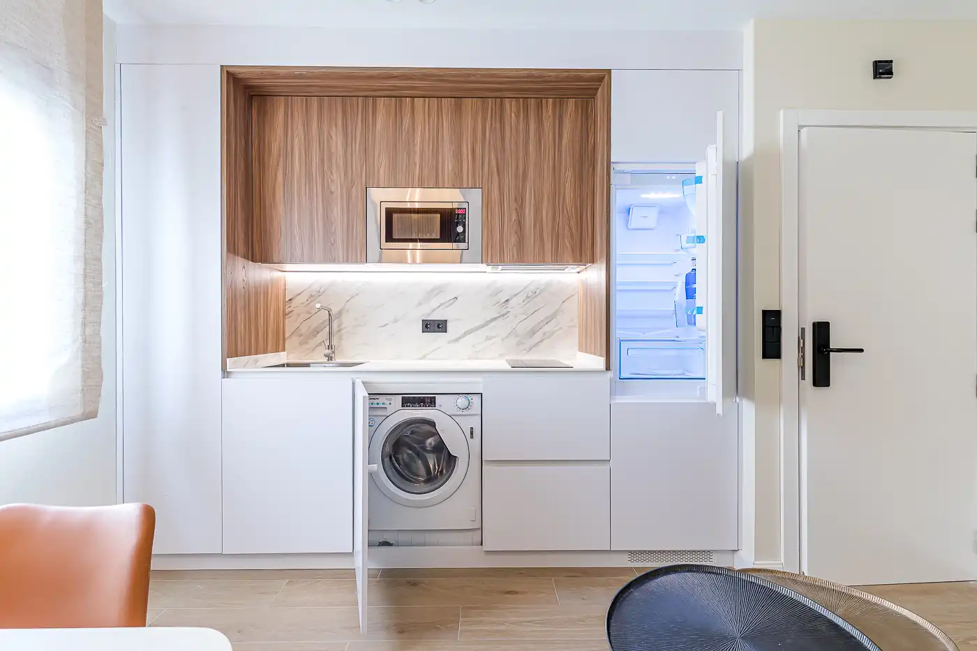 Kitchen of Apartments for rent in Madrid  with Air Conditioner, Heating and Terrace