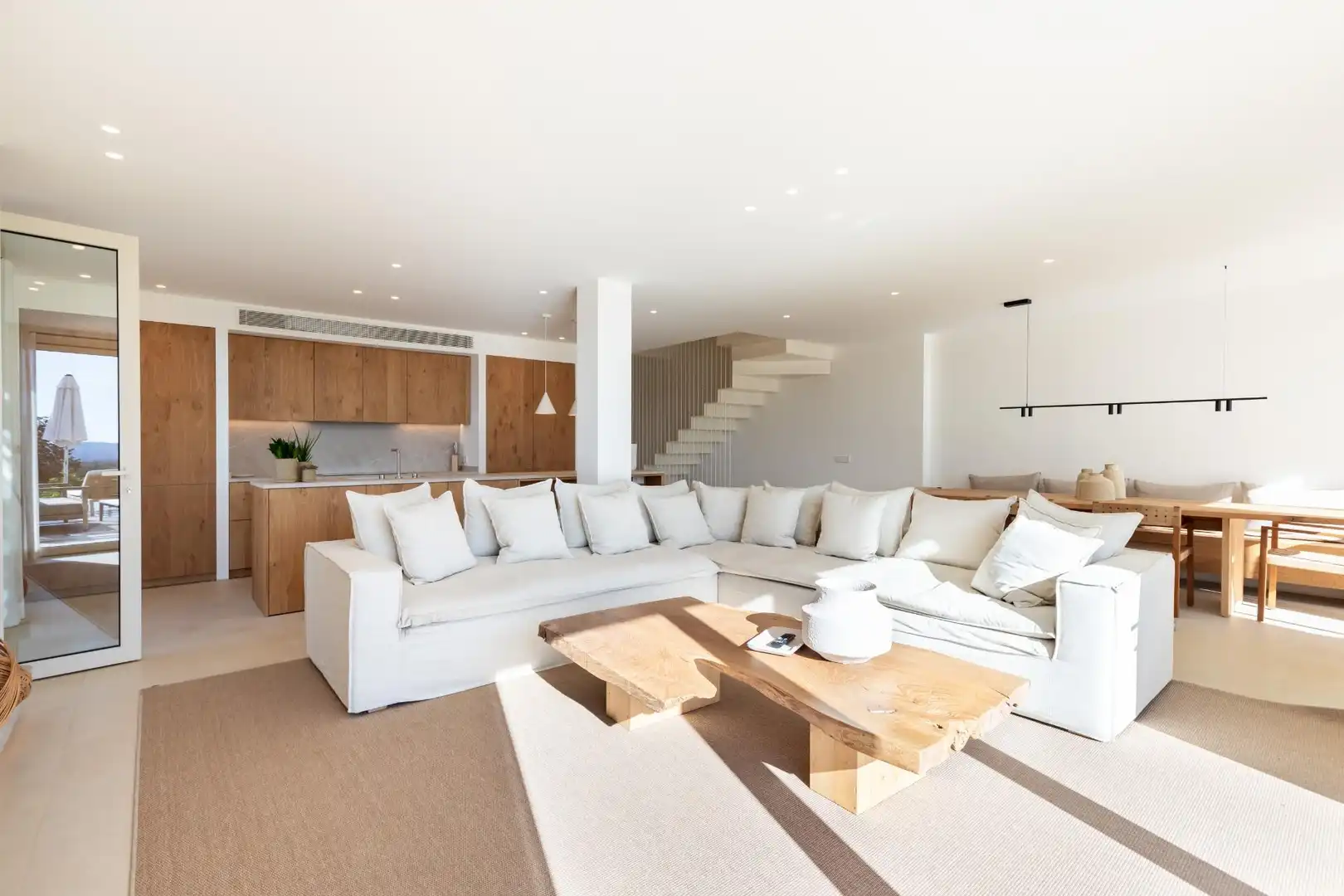Sala de estar de Casa o chalet en venta en Búger con Aire acondicionado, Calefacción y Jardín privado