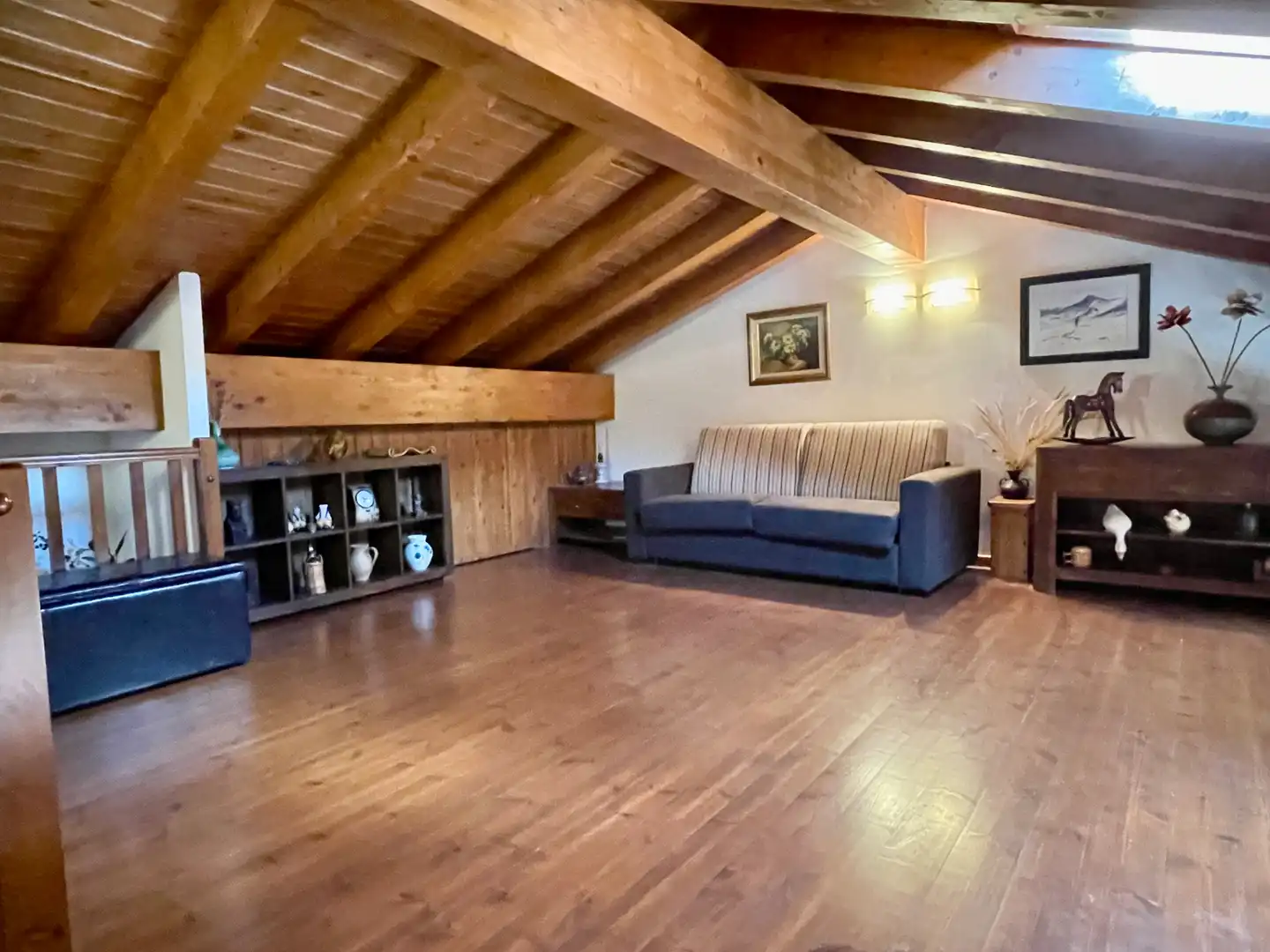 Living room of Duplexes for sale in Setcases  with Heating, Parquet flooring and Furnished