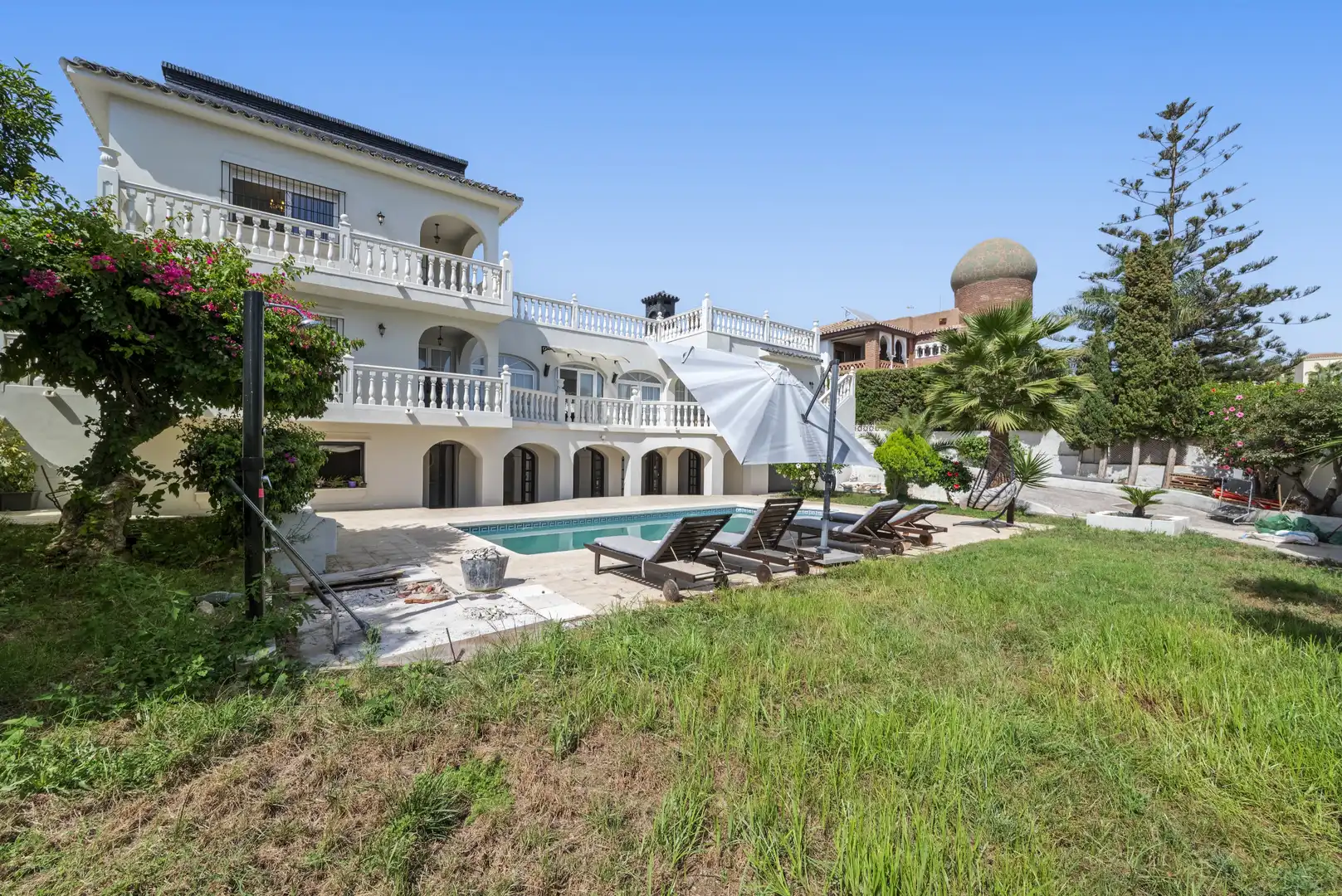 Terrace of Houses for sale in Mijas  with Air Conditioner, Private garden and Terrace