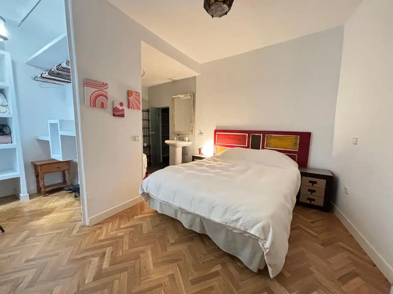 Habitación de Piso de alquiler en Madrid con Aire acondicionado, Terraza y Amueblado