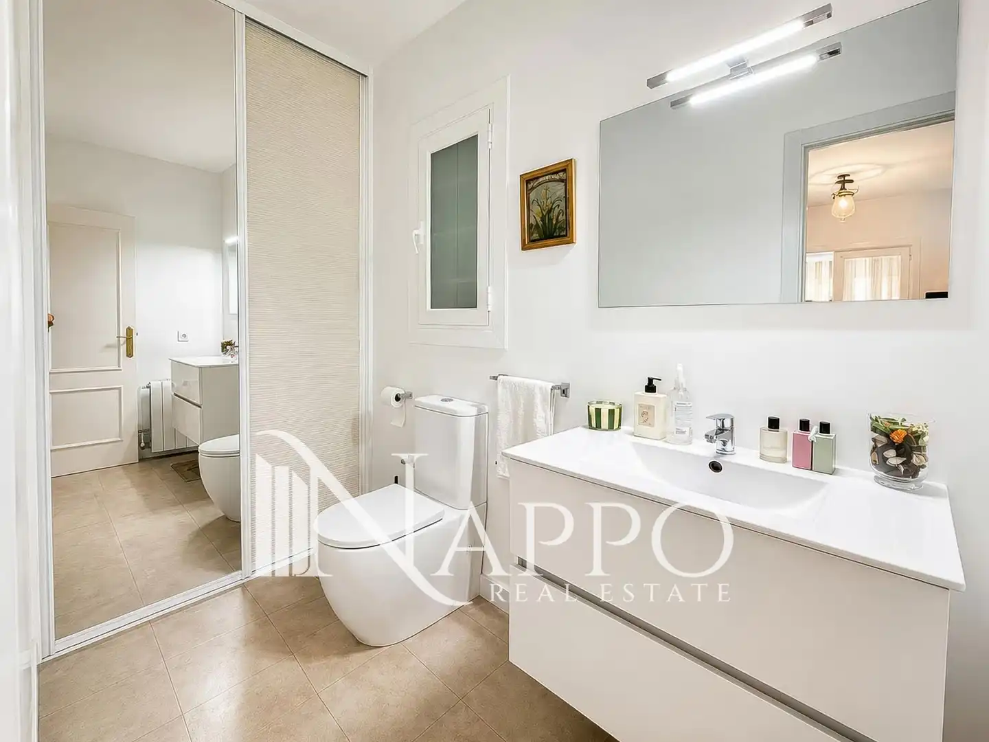 Baño de Casa adosada en venta en  Palma de Mallorca con Aire acondicionado, Calefacción y Jardín privado