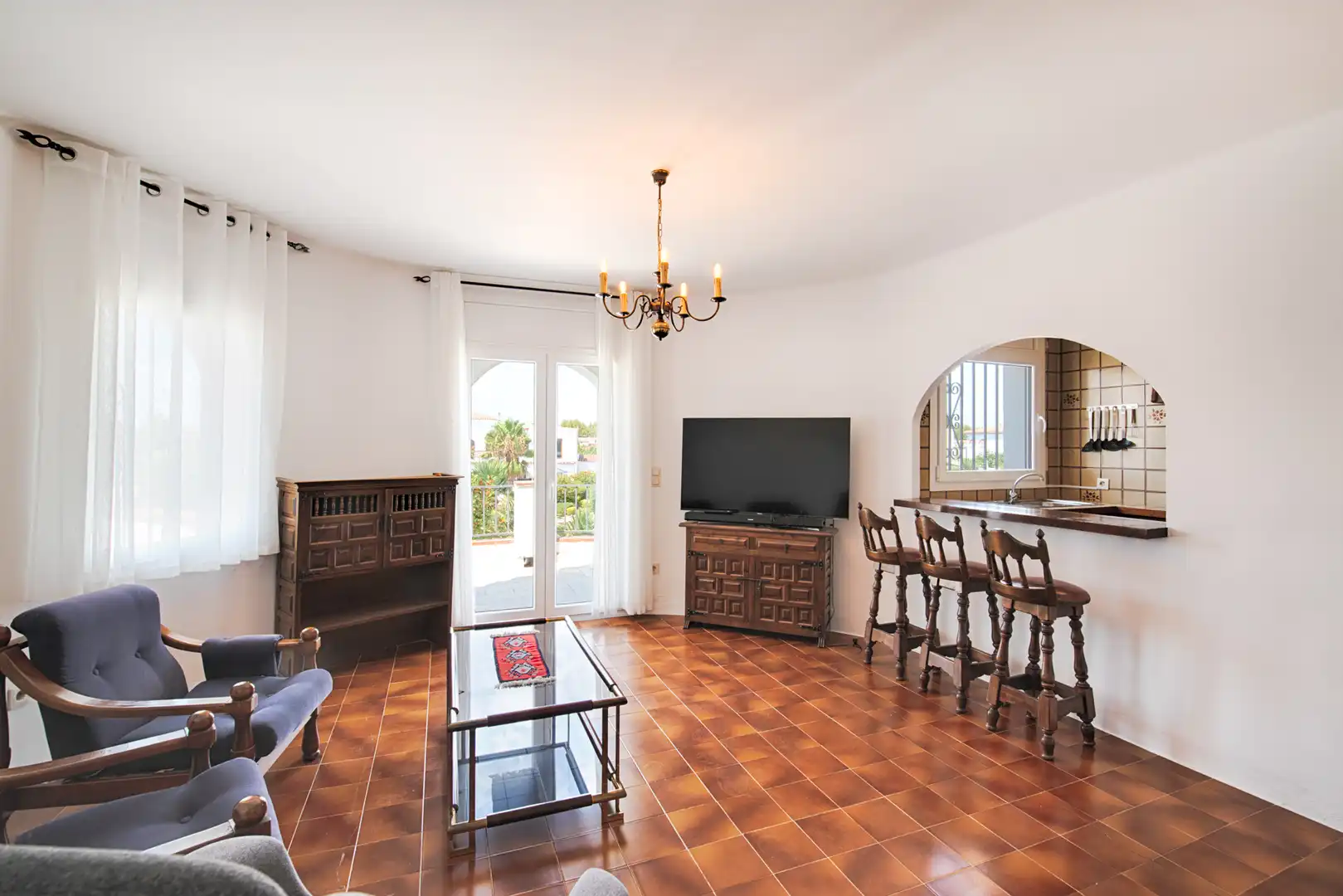 Living room of Houses for sale in Empuriabrava  with Air Conditioner and Private garden