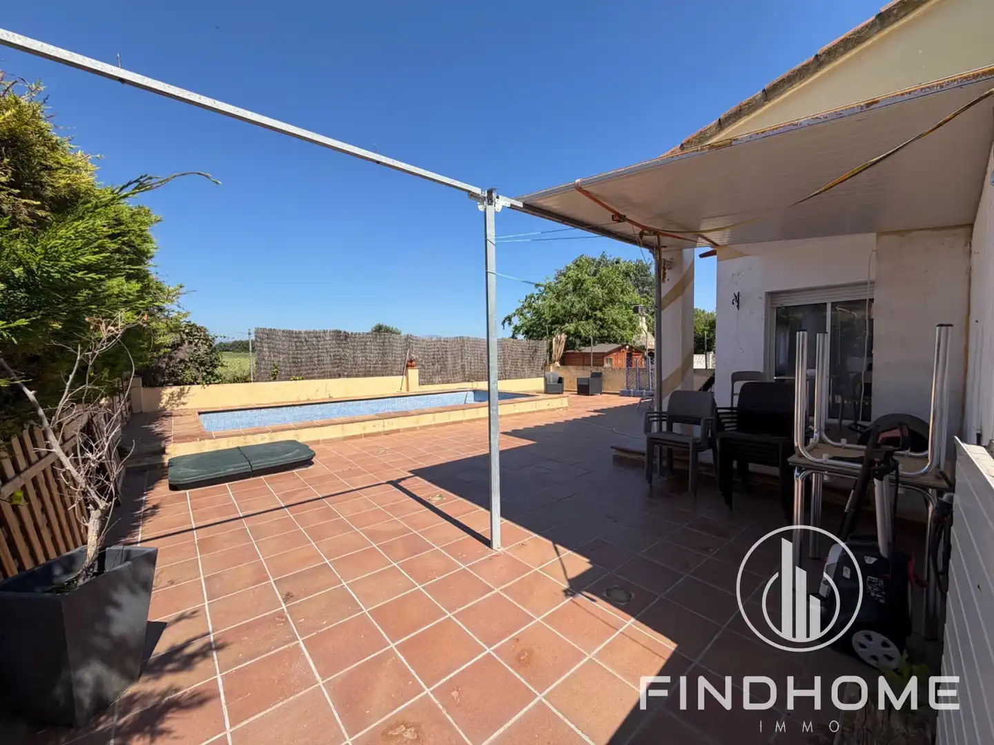 Exterior view of Detached homes for sale in Avinyonet de Puigventós  with Air Conditioner, Heating and Private garden