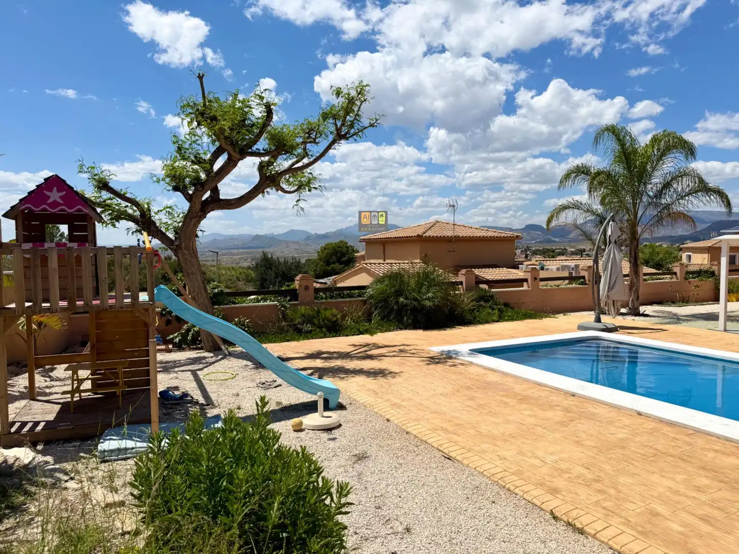 Swimming pool of Houses for rent in Busot  with Air Conditioner, Private garden and Terrace