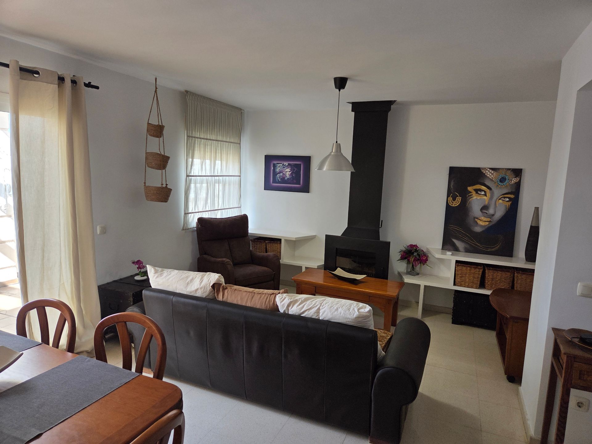 Living room of Flat for rent in Málaga Capital  with Air Conditioner, Terrace and Storage room