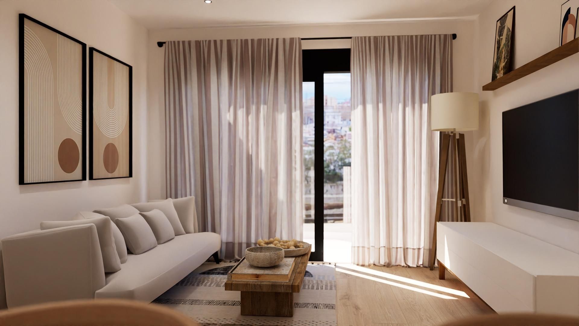 Living room of Flat for sale in Vilanova i la Geltrú  with Heating, Storage room and Balcony