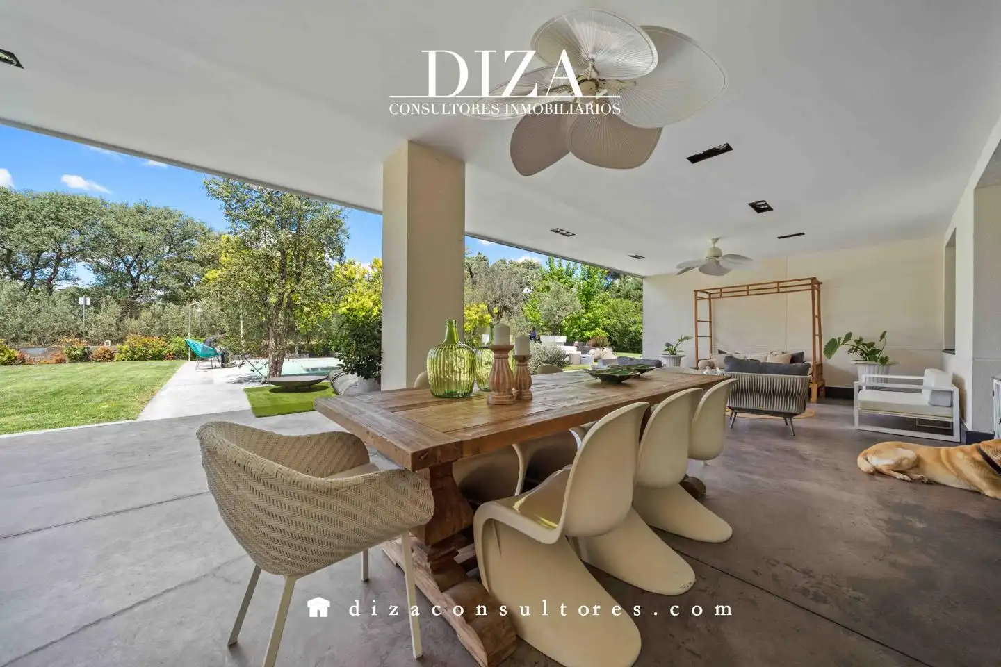 Terraza de Casa o chalet en venta en Boadilla del Monte con Aire acondicionado, Calefacción y Jardín privado