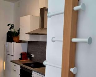 Kitchen of Study to share in  Valencia Capital  with Air Conditioner and Terrace