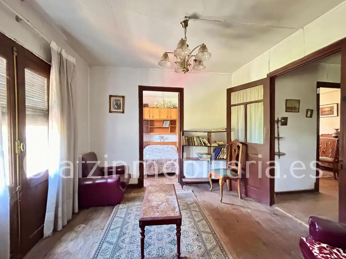 Living room of Houses for sale in Gordexola  with Terrace, Storage room and Balcony