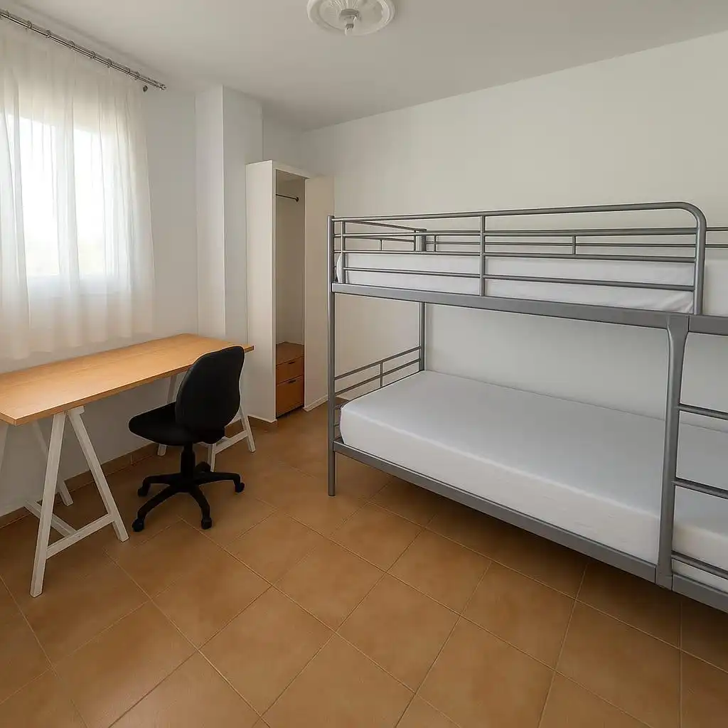 Schlafzimmer von Wohnung zum Verkauf in Torremolinos mit Privatgarten, Terrasse und Gemeinschaftspool