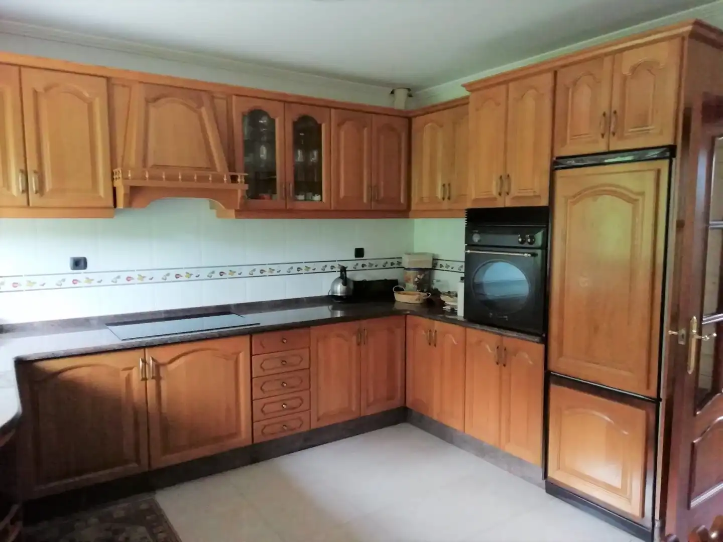 Cocina de Casa o chalet en venta en Culleredo con Jardín privado, Parquet y Horno